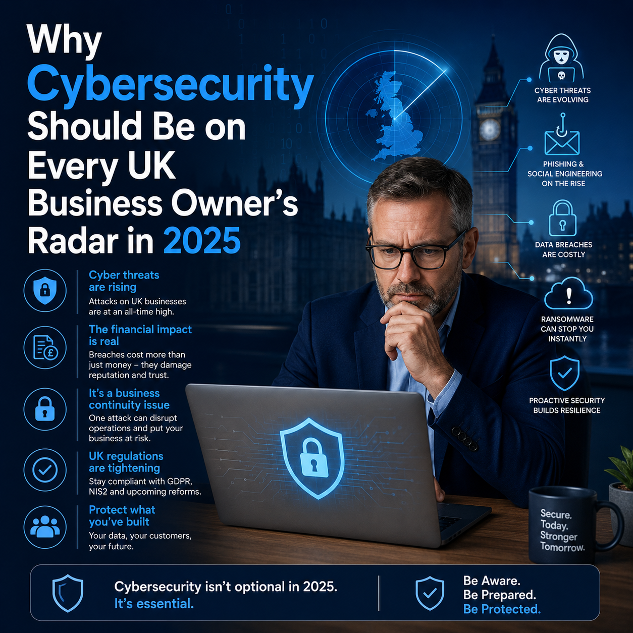 Why Cybersecurity Should Be on Every UK Business Owner’s Radar in 2025